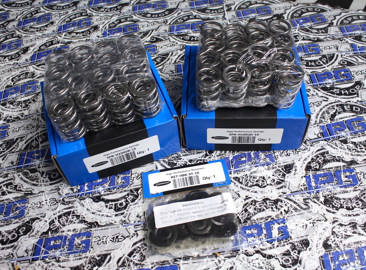 Supertech Dual Valve Spring and Steel Retainer Kit for 1992-1993 Acura Integra GSR B17A VTEC Engines - Image 2